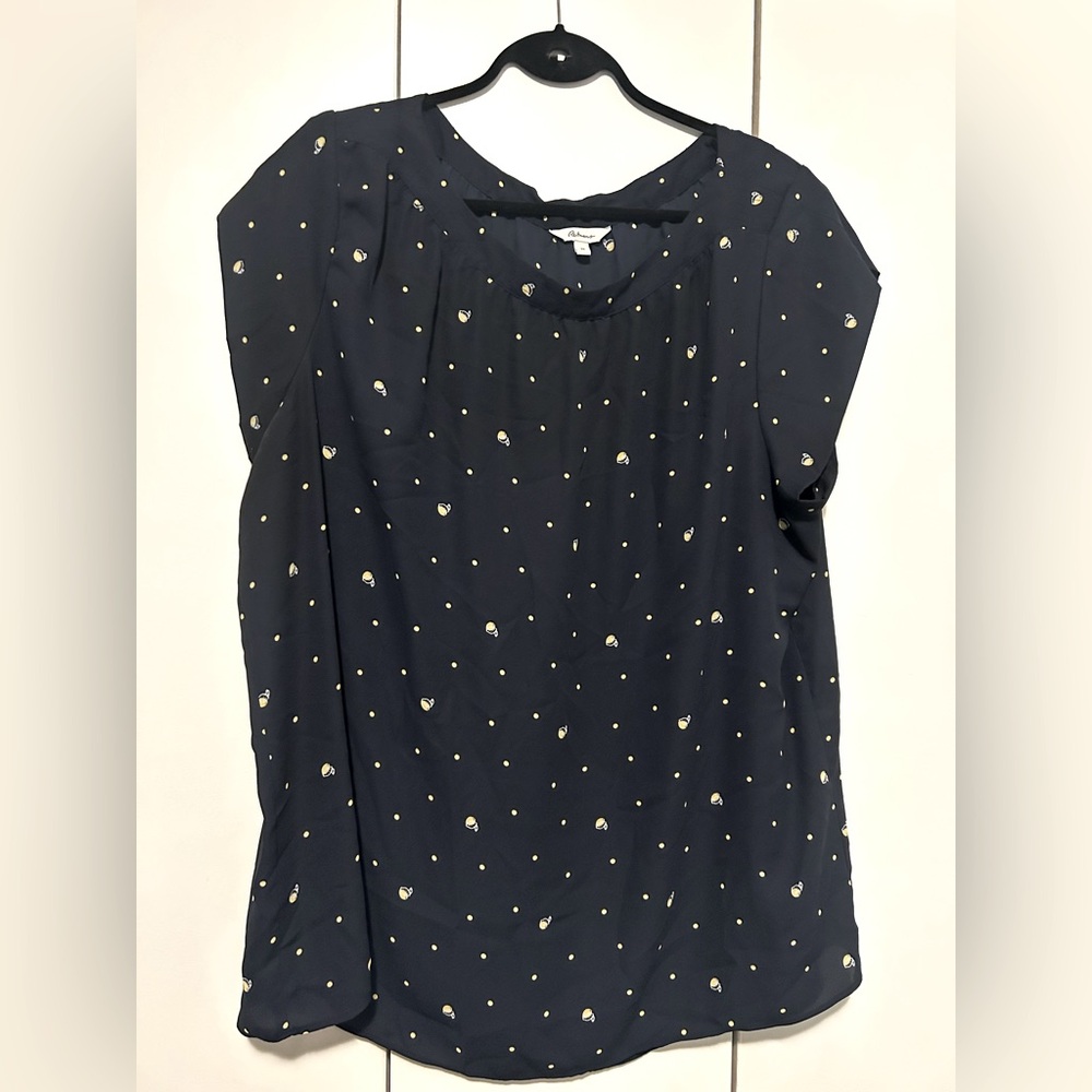 Reitmans Lemon Print Blouse